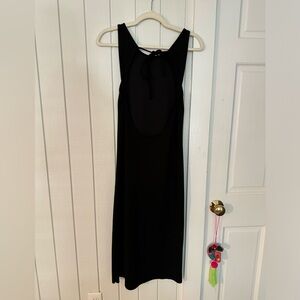 Zara Black Midi Dress (Size Small)